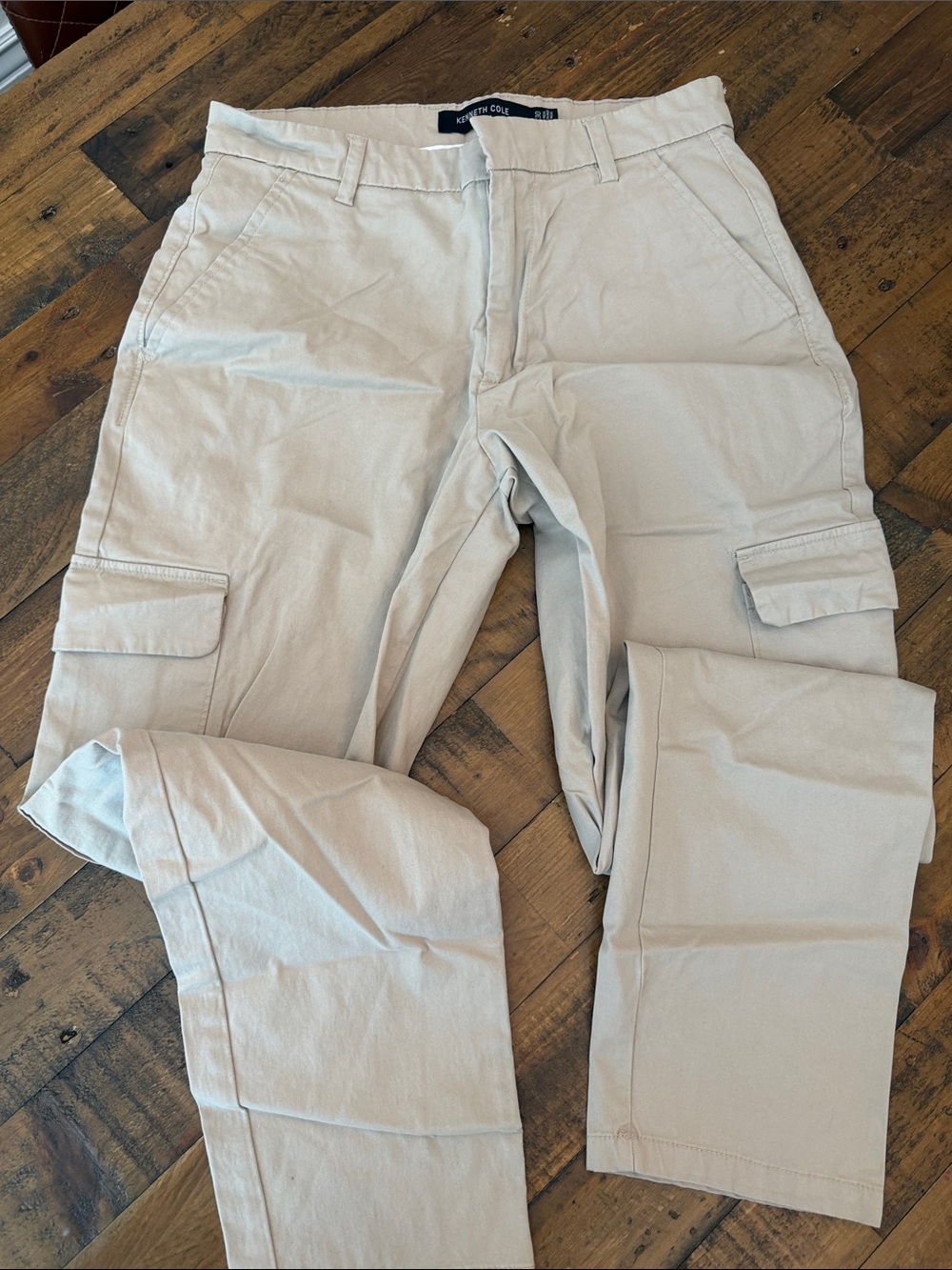 Kenneth Cole Light Beige Cargo Pants
